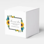 Ballotins Rose de tournesol Daisy Floral Mariage (Verso)