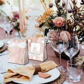 Ballotins Rose en marbre or Mariage & Quinceañera Personnali