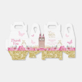 Ballotins Rose et or Il était une fois une princesse Balloti (Déplié)