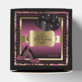 Ballotins Rose et or Metallic - 00e anniversaire | Texte do- (Haut)