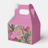 Ballotins Rose et vert botaniques vibrants (Arrière)