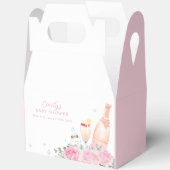 Ballotins Rose Fleur Poppin Champagne Bouteilles Baby shower (Ouvrir)