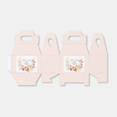 Ballotins Rose floral clair Boho Pampas herbe Mariage (Déplié)