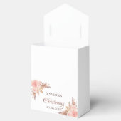 Ballotins Rose floral rose pâle brun (Ouvert)