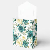 Ballotins Rose Florale Crème Verte Sarcelle Romantique (Ouvert)