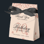 Ballotins Rose Gold 70e anniversaire Merci Confetti Blush<br><div class="desc">Elégant "Merci" 70e anniversaire Rose Gold Faux Parties scintillant Confetti Blush Rose design.</div>