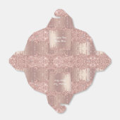 Ballotins Rose Gold Blush Parties scintillant Drivers Nom de (Déplié)