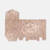 Ballotins Rose Gold Blush Pink Glam Sparkle Crackle Chic (Déplié)