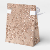 Ballotins Rose Gold Blush Pink Glam Sparkle Crackle Chic (Arrière)