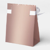 Ballotins Rose Gold Blush Pink Monogram Glitter Eyelashes (Arrière)