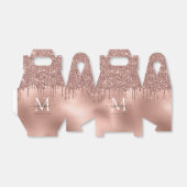 Ballotins Rose Gold Métallisé Glitter Gouttes (Déplié)