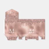 Ballotins Rose Gold Métallisé Glitter Gouttes Rose (Déplié)