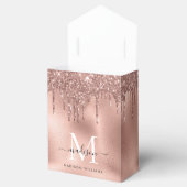 Ballotins Rose Gold Métallisé Glitter Gouttes Rose (Ouvert)