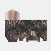Ballotins Rose Gold Monogram Marbre Noir (Déplié)
