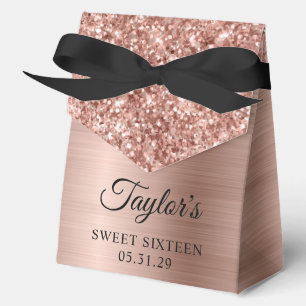 Ballotins Rose Gold Pailleté Glam Sweet Seize Ans