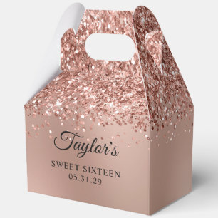 Ballotins Rose Gold Pailleté Ombré Glam Sweet Seize Ans