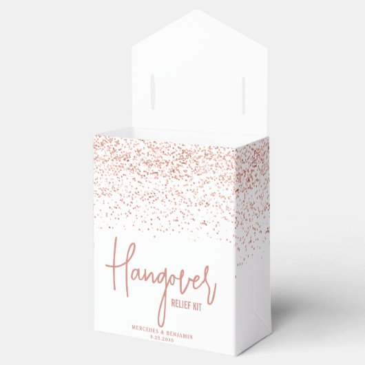 Ballotins Rose Gold Parties scintillant Mariage (Ouvert)