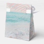 Ballotins Rose Gold Pink Beach Anniversaire Élégant (Arrière)