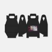 Ballotins Rose gothique, bougie et Mariage de parchemin (Déplié)