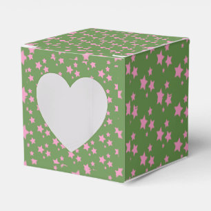 Ballotins Rose Green Stars Design moderne