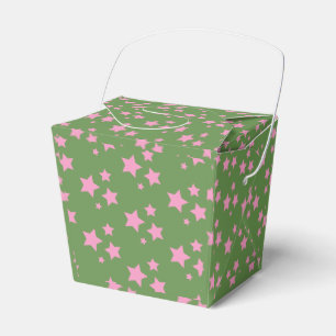Ballotins Rose Green Stars Design moderne
