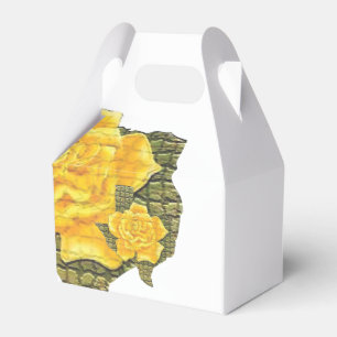 Ballotins Rose Jaune Du Texas Motif Flower