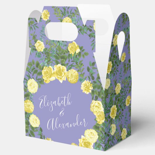 Ballotins Rose jaune et Mariage de fenêtre violet (Ouvert)