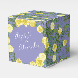 Ballotins Rose jaune et Mariage de fenêtre violet