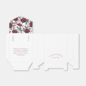Ballotins Rose Mariage bordeaux (Déplié)