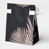 Ballotins Rose Mariage  or/marine Joyau Palm Leaf ID830 (Arrière)