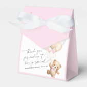 Ballotins rose moderne calligraphie Bearly wait Douche (Verso)