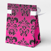 BALLOTINS ROSE, NOIR DE FUCHSIA, MONOGRAMME DE MARIAGE DAMAS (Arrière)