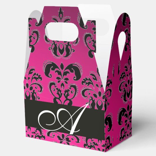 BALLOTINS ROSE, NOIR FUCHSIA, DOMMASQUE POURPULAIRE MONOGRAM (Ouvert)