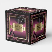 Ballotins Rose, Noir & Or Metallic - 00e anniversaire (Arrière)