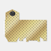 Ballotins Rose noir sur Ballotin or (Déplié)