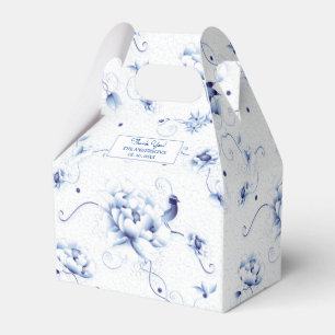 Ballotins Rose Oiseau Bleu Chinoiserie Florale