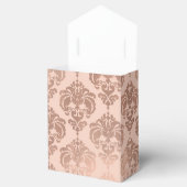Ballotins Rose Or Blush rose moderne Glam Damask (Ouvert)