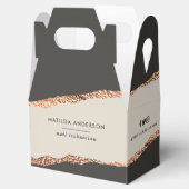 Ballotins Rose or noir moderne élégant budget faveur (Ouvert)