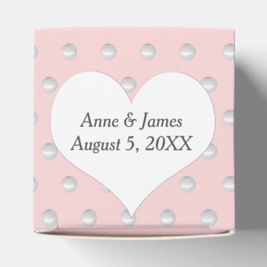 Ballotins Rose Pâle Avec Perles (Haut)