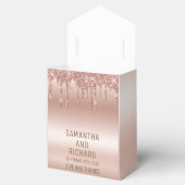 Ballotins Rose Parties scintillant à goutte d'or brillant mé (Ouvert)