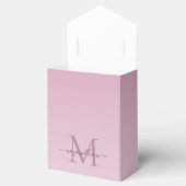 Ballotins Rose Parties scintillant Lecteurs Monogramme Perso (Ouvert)
