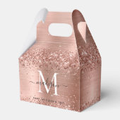 Ballotins Rose Parties scintillant or brossé métal Monogramm (Arrière)