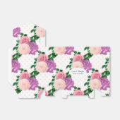 Ballotins Rose Pêche et Floral Violet Lavande (Déplié)