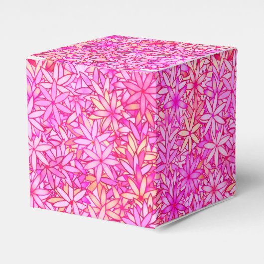 Ballotins rose, pêche, orchidée et fleurs de corail (Verso)
