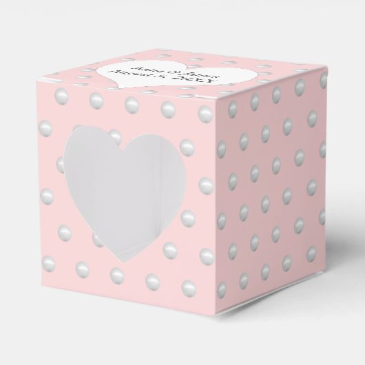 Ballotins Rose poudré avec perles (Verso)