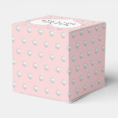 Ballotins Rose poudré avec perles (Arrière)