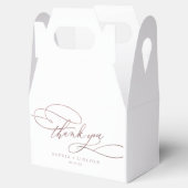 Ballotins Rose romantique Gold Calligraphie Merci Mariage (Ouvert)