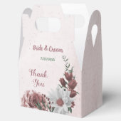 Ballotins rose romantique rose, blanc et cannelle mariage (Ouvert)