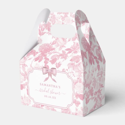 Ballotins Rose rose blanc  Chinoiserie Fête des mariées (Arrière)