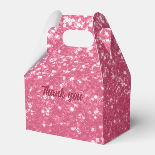 Ballotins Rose rose clair faux pétille parties scintillant M (Arrière)